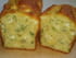 Cake au ch�vre et pommes � la menthe