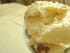 Mousse de mascarpone sur lit de fruits frais