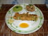 Brochette d �glefin et crevettes pan�e