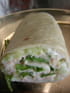 Wraps crabe-concombre