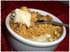 Crumble poire et roquefort aux noix