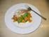 Filet de colin et farfalles aux l�gumes grill�s