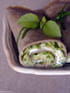 Galette roul�e ch�vre-courgette