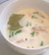 Soupe de poulet et crevettes au lait de coco
