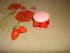 Macaron � la fraise au sirop de coquelicot