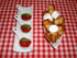 Cuill�res au confit de fraises et madeleines � la guimauve