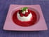 Panna cotta aux nougats et aux framboises