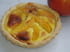 Tartelette aux p�ches au pralin et chocolat blanc