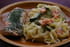 Tagliatelles au saumon fum� aux courgettes