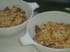Courgettes au thon, pesto en crumble d amandes