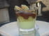 Verrine poire-chocolat-pistache