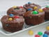 G�teaux au chocolat aux M&M s