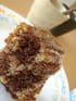 Cake marbr� choco-vanille et nougatine