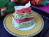 Mille-feuilles au parmesan, avocat et pamplemousse