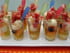 Verrines ap�ritives melons, raisins, coppa