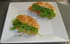 Mini-croissant saumon et roquette