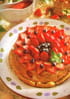 Tarte renvers�e aux fraises