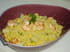 Salade de semoule aux crevettes, ananas et curry