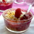 Crumble cr�meux framboise-coco