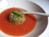 Timbale de foies de volaille au coulis de poivrons