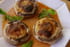 Champignons au ch�vre et � la vinaigrette de tomate