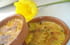 Sabayon de mangue � la pistache