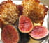 Figues au Muscat, tuiles croustillantes aux noix