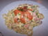Tagliatelles aux petits pois et au saumon