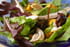 Mesclun et effiloch�e de poulet au gouda