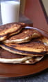 Pancakes a�riens aux p�pites de chocolat