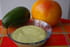 Velout� glac� � l avocat et au pamplemousse