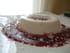 Blanc-manger coco au coulis de framboise