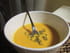 Velout� de potiron au lait de coco