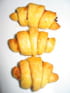 Minis croissants au jambon