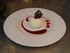 D�me de chocolat blanc aux framboises