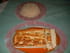 Cake au poulet et sauce tomate