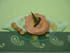 Tarte souffl�e � la vanille sur compot�e d ananas