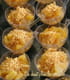 Mini crumbles poires, tonka et noisettes