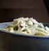 Pasta � la cr�me de courgettes
