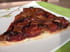 Pizza cacaot�e aux prunes