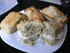Mini cakes au th� noir et � la ricotta