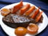 Foie de boeuf aux abricots, marrons et potiron