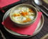 Potage aux crevettes et poulet � la chinoise