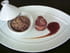 Grenadin de veau, compot�e de ch�taignes et jambon fum�
