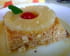 Flan � l ananas caram�lis�