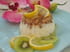 Cr�me au fromage blanc, lemon curd et cookies