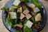 Mesclun aux poires et au foie gras