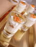 Verrine de saumon fum� et ricotta