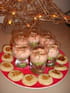 Verrines de pur�e d avocat � la mousse de saumon