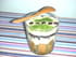 Tiramisu au jardin de th� vert